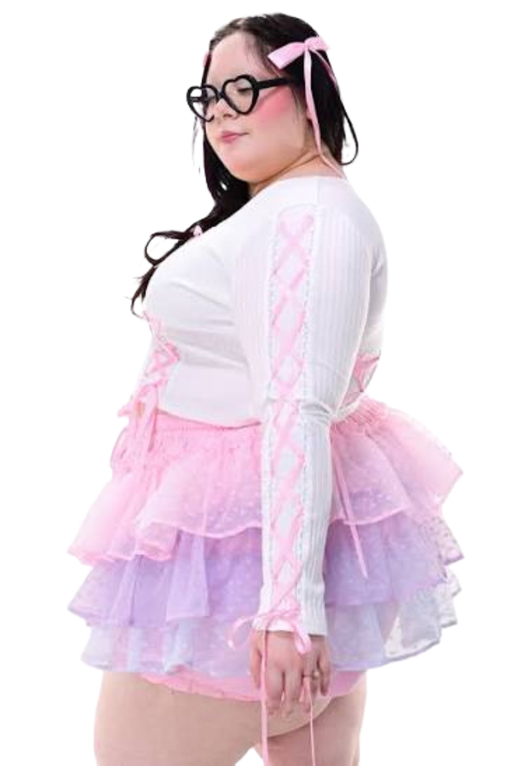 My Violet Pirouette Ribbon Shirt