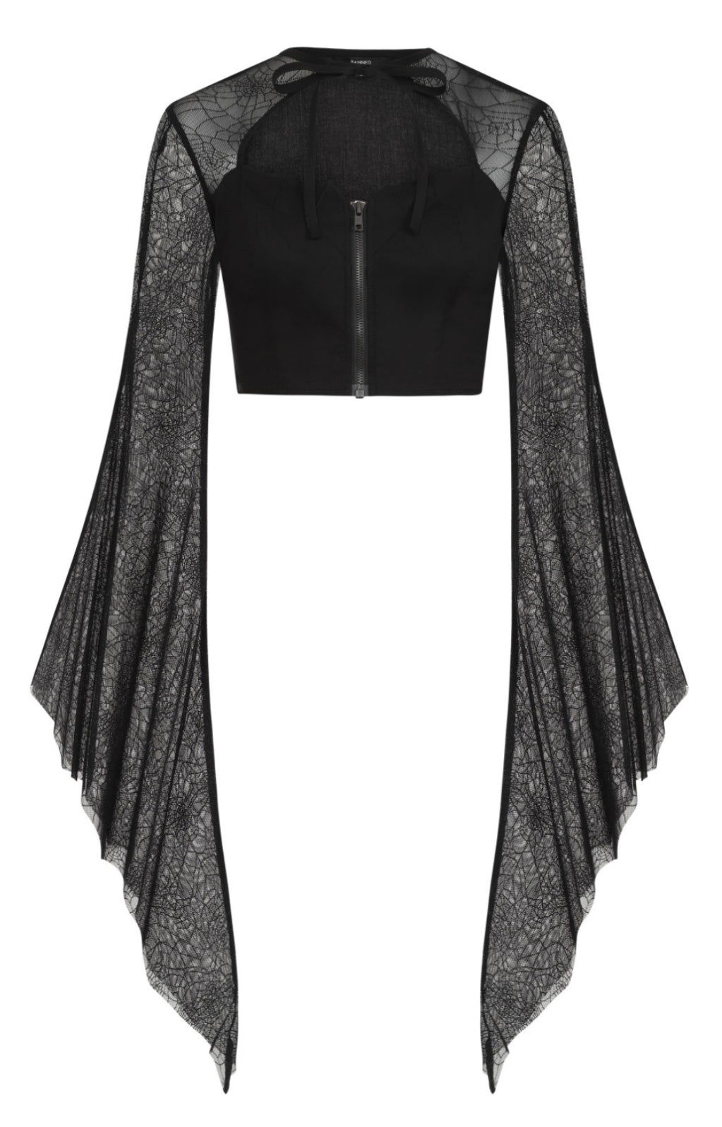 Spiderweb Batwing Top