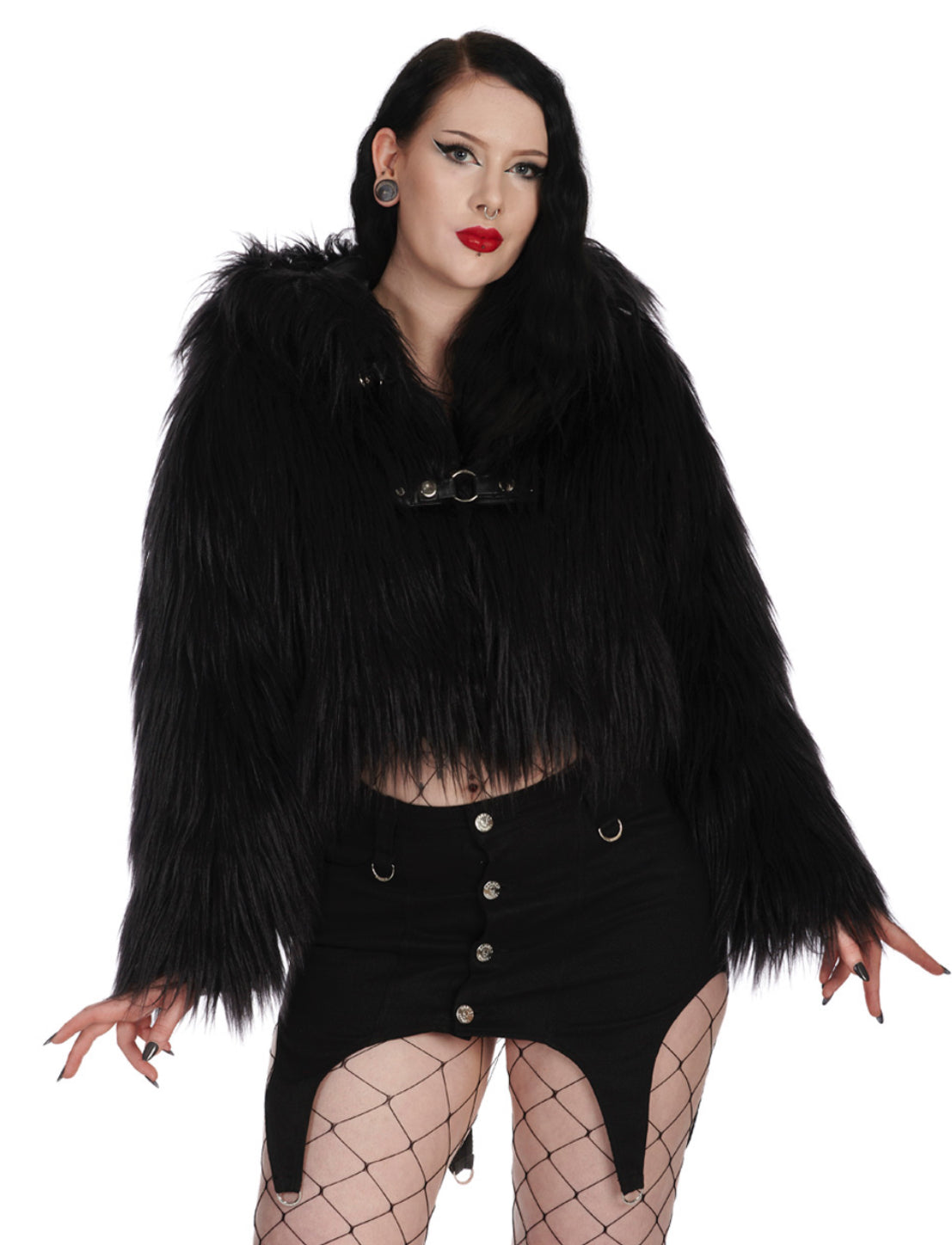 Buffy Fuzzy Jacket - Black
