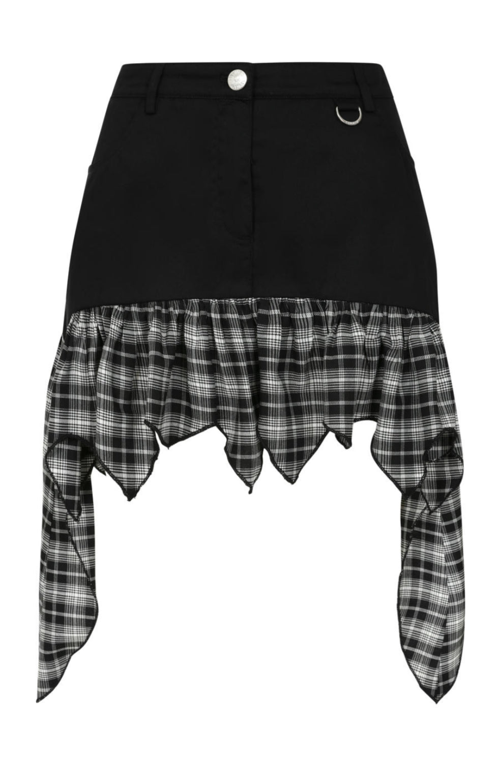 Nyx Plaid Handkerchief Skirt
