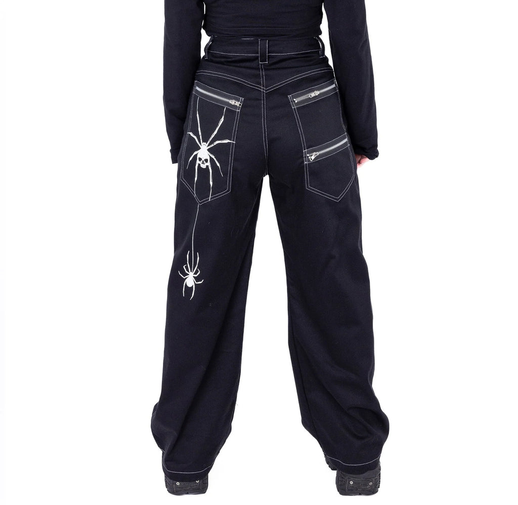 Web Chain Pants - Black