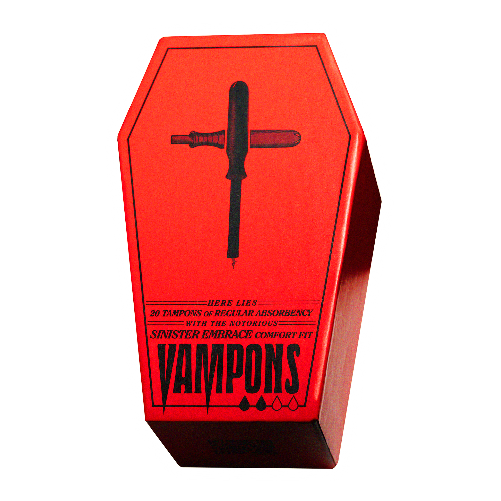 Vampons Coffin Box Novelty Tampons